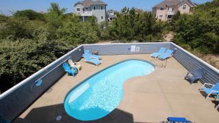 PI61, Without a Porpoise- Oceanside, Private Pool, Volleyball, Screened porch - Corolla - 9