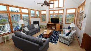 PI61, Without a Porpoise- Oceanside, Private Pool, Volleyball, Screened porch - Corolla - 7