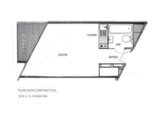Studio pour 3 avec balcon sud, au pied des pistes, Les Belleville - FR-1-452-191 - Les Menuires - 4