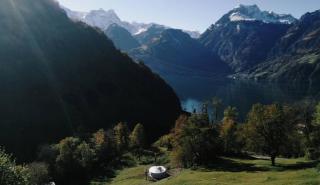 Panorama Jurte über dem Uri-See B - 0