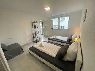 Business Suite 04 mit Netflix Premium & Parkplatz, zentral zu Audi & Schwarz Gruppe with Fußbodenheizung - Bad Friedrichshall - 1