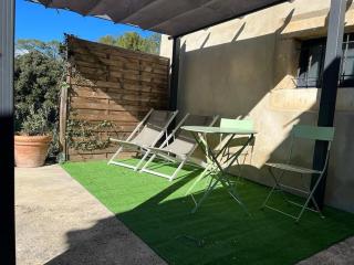 Studio du petit caillou en Drôme provençale , jacuzzi privatif en supplément - Saint-Restitut - 4