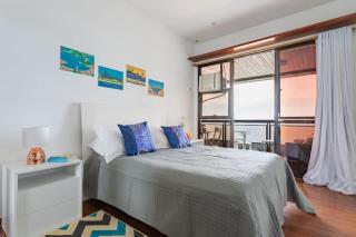 Vista DE CINEMA do 19 andar da Praia BARRA da TIJUCA - Portaria 24h, Estacionamento, Wi-Fi 35mbps, Ar Condicionado - BANHEIRO RECEM REFORMADO - Rio de Janeiro - 4