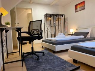 Deluxe Business Suite mit Netflix Premium & Parkplatz, zentral zu Audi & Schwarz Gruppe with 2 Bedrooms - Bad Friedrichshall - 8