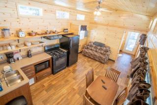 The Wolf Den Cabin #13 at Blue Spruce RV Park & Cabins - Tuckerville - 4
