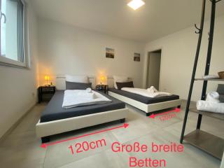 Business Suite 04 mit Netflix Premium & Parkplatz, zentral zu Audi & Schwarz Gruppe with Fußbodenheizung - Bad Friedrichshall - 3