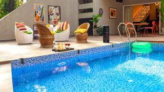 Villa Belle Vue- 4BHK Private Pool & Party Hall By StayMonkey - Lonavala - 9