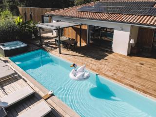 VILLA DREAM LANDES Piscine tempérée-Jacuzzi-5 suites parentales - Moliets-et-Maa - 9
