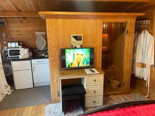 Chalet Free Sauna & Spa SuperKing bed - Killaloo - 7