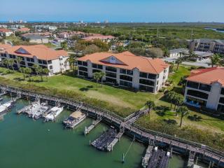 Riverfront views Watch the dolphin play in this Riverfront Bouchelle Condo ~ 462 Bouchelle 202 - New Smyrna Beach - 0