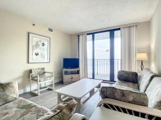 Ocean View with a beachfront pool at Ocean Trillium Condo ~ 602 - New Smyrna Beach - 0
