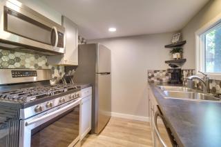 Deck and Dock Access Lakefront Grove Cabin! - 1