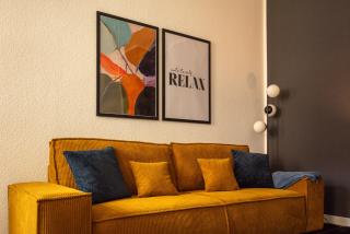 maremar - Design Apartment - Luxus Boxspringbett - Zentral - Küche - Arbeitsplatz - Highspeed WLAN - 3
