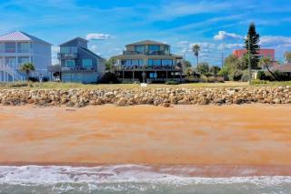 Chic Home: Ocean Views, Hot Tub & Game Room! - Flagler Beach - 0