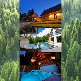 Ferienhaus auf 7 ha Alleinlage - Pool,Whirlpool, Sauna - Das Refugium Südsteiermark - - 0