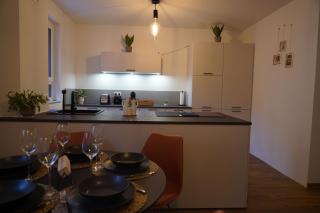 Design-Apartment I direkt im Zentrum I Boxspring I Nespresso I Terrasse mit Garten I Parkplatz - Bad Krozingen - 7