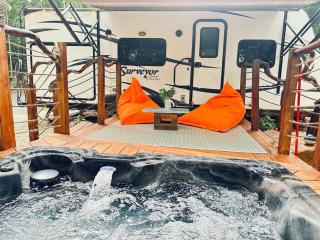 Secluded RV with private hot tub - Rutherfordton - 3