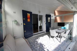Jolie Maison T3 mezzanine climatisée avec veranda, 4 à 5 couchages, terrasse clôturée, WIFI inclus, Résidence LES MARINES, 200m de la plage LRMA68B - Portiragnes - 9