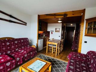 Les Saisies - Studio+Cabine pour 5 pers, balcon, superbe vue, casier à skis - FR-1-293-136 - 0
