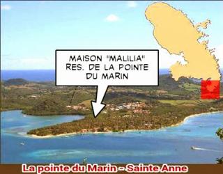 Malilia Beach_Sainte-Anne_Plage de la Pointe du Marin 5min à pied_Maison mitoyenne avec WIFI à 5 min à pied de la Plage - Sainte-Anne - 1