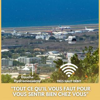Cosy Studio Coeur de l'Océan vue mer et aéroport - Saint-Denis - 0