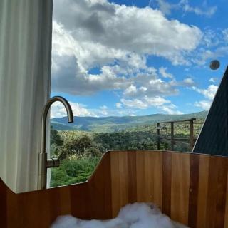 Casa Di Legno Cabana incrível com vista para as montanhas - 5