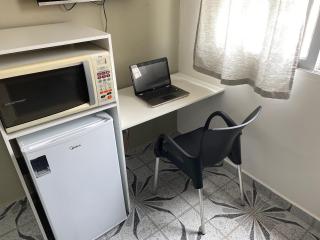 Quarto Privativo - Suítes - Pé na Areia Canto do Forte - Praia Grande - 8