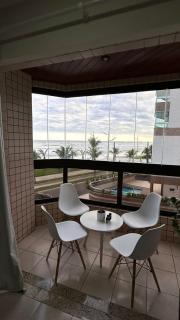 Belo apartamento de frente ao mar - Vila Caiçara - Praia Grande - 0