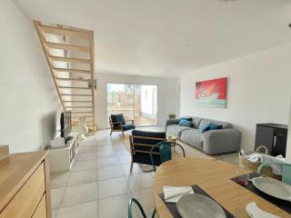 Maison moderne, 4 chambres, 150m de la mer, terrasse, WIFI, quartier calme - FR-1-231-291 - 9