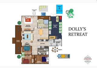 Dollywood Pool Spa Sauna Gym, Walk To Dollywood fireworks view!! - 7