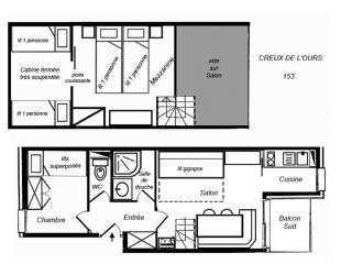 Duplex Chaleureux, Skis aux Pieds - Proche Commerces, 6 Pers., Balcon Sud - FR-1-182-231 - Les Allues - 2