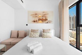 Stylish Studio with Gym and Pool - Dubái - 1