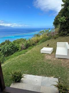 Chalet Fara Hinano, Vue Océan - Moorea - 3