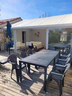 "VILLA DUPUY" Maison avec jardin clos arboré, 8 personnes, piscine bois privative - Talmont - 4