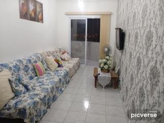 Apartamento Praia Grande 30 metros da praia Estacionamento Gratuito e WI-FI - Praia Grande - 7