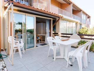 Appartement T3 avec terrasse, véranda et piscine, à 100m de la mer! Parking, animaux acceptés - FR-1-409-179 - Gruissan - 7