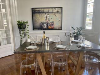 Luxueux Appartement 115m2, 3 Chambres centre ville avec parking à 5 min plage -climatisation - Nice - 8