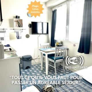 Petit studio plage Le galet bleu - 0