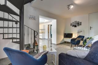 Typisch istrisches Ferienhaus mit privatem Pool, Tischfußball, Darts, Gym - Mednjan - 4