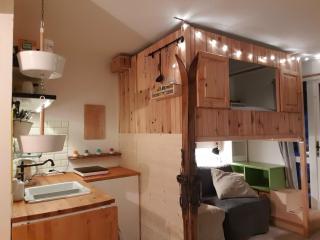 Studio Alpheratz Forest - 1 à 3 pers - WIFI, balcon, vue piste et glacier Muzelle, calme, proche commerces et pistes- TSC Super Venosc à 80m - Les Deux Alpes - 7