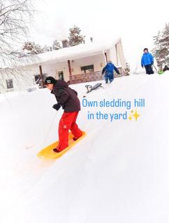 Nordic Villa with private sledding hill and fire pit - Rovaniemi - 2