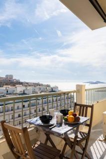 Vue mer Plage Catalans Vieux Port Clim - 2 chambres - Marseille - 3