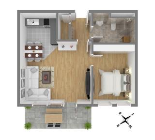 Birkenhof App 26, "Deichsuite" - 4