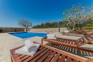 Romantic mediterranean villa with pool near sandy beach by Traveler tourist agency Krk ID 2167 - 9