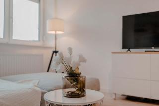 Apartment mit Küche, Arbeitsplatz und XXL Sofa - Neuss - 9