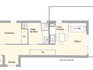Appartement 2 pièces au cœur des Saisies - Balcon Sud, Box inclus, 5 pers - FR-1-594-321 - Hauteluce - 9