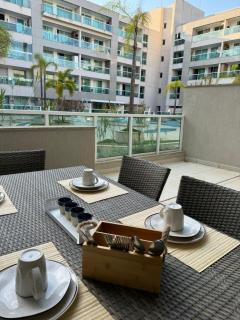 Luxuoso Flat Brisas do Lago Terraço Aconchegante - 2