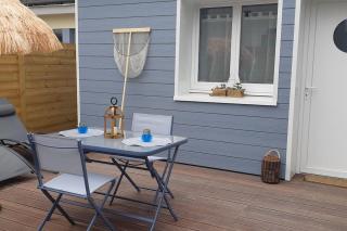 "La Mer Bohème", patio, parking privé, 8 mn plage - Le Portel - 0