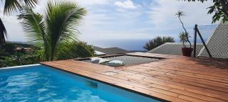Bungalow cosy avec piscine surplombant l'océan - Bellemène - 0