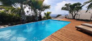 Bungalow cosy avec piscine surplombant l'océan - Bellemène - 1